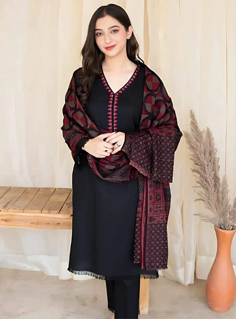 Aisling 3PC – Embroidered Lawn with Digital Printed Dupatta – 2025