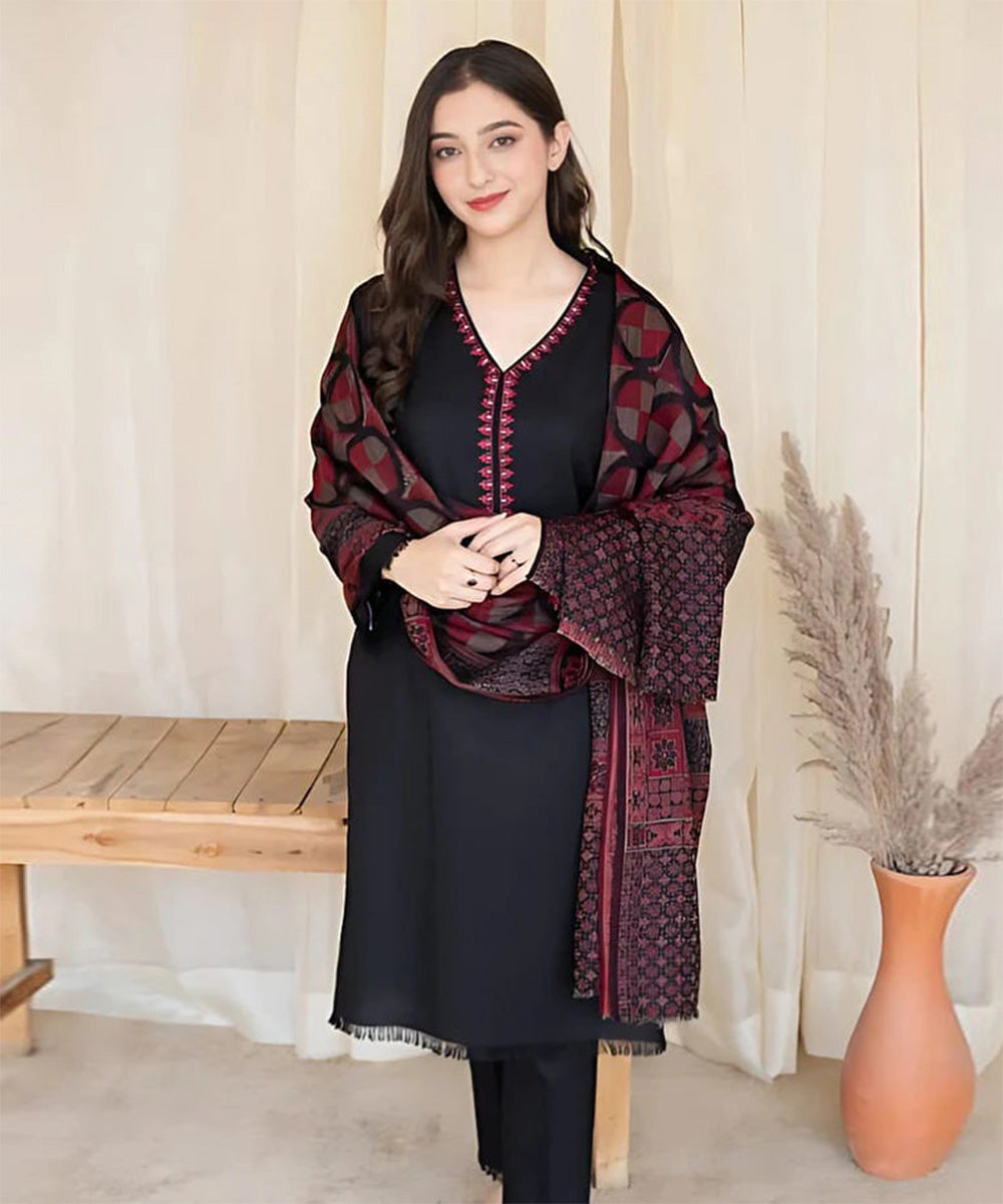 Aisling 3PC – Embroidered Lawn with Digital Printed Dupatta – 2025