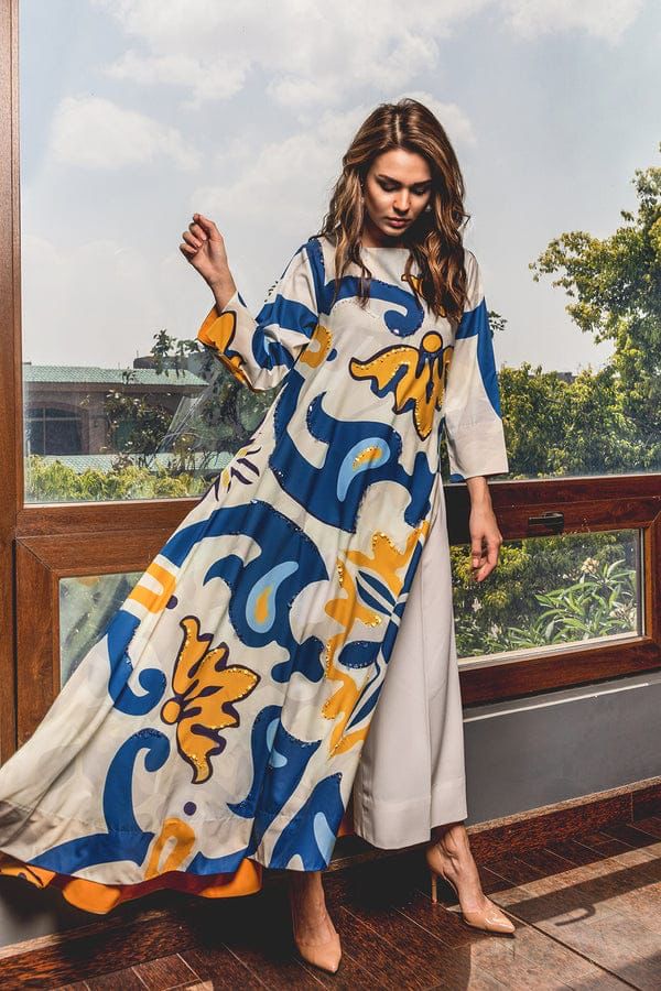 LULUSAR Silk 2PC Digital Printed ,AF-2011