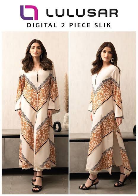 LULUSAR Silk 2PC Digital Printed ,AF-2007