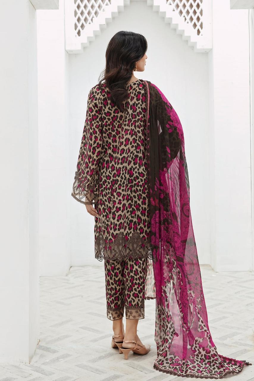 SAPPHIRE -3PC KARANDI Bana Dori Printed Shirt With Printed Duppta -SAF 5076