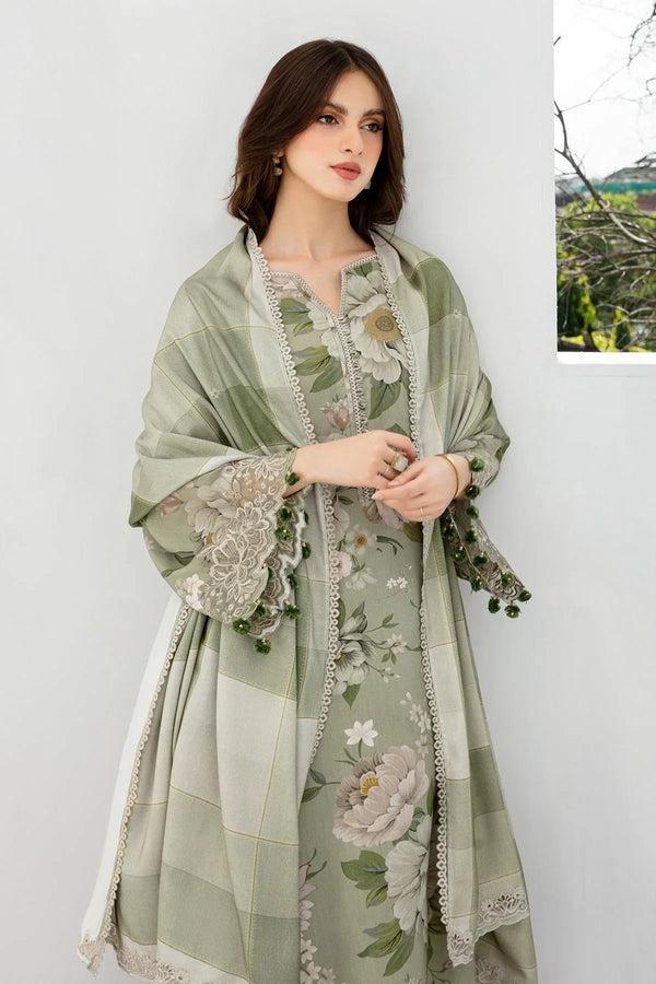 SAPPHIRE -3PC KARANDI Bana Dori Printed Shirt With Printed Duppta -SAF 5057
