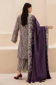 SAPPHIRE -3PC KARANDI Bana Dori Printed Shirt With Printed Duppta -SAF 5061