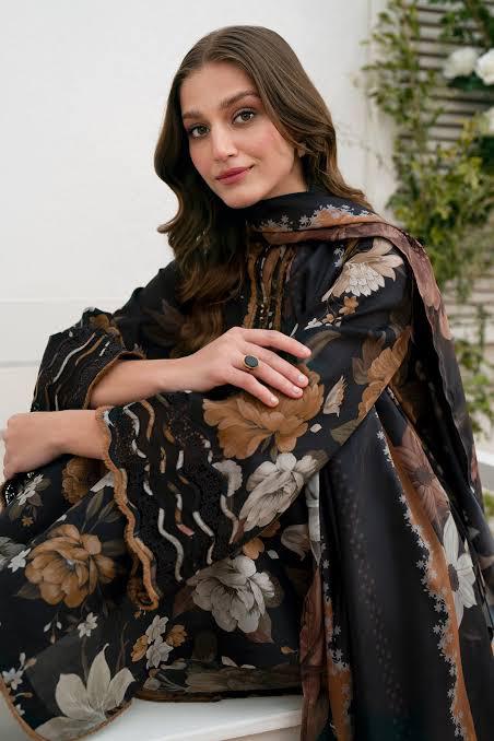 SAPPHIRE -3PC KARANDI Bana Dori Printed Shirt With Printed Duppta -SAF 5064
