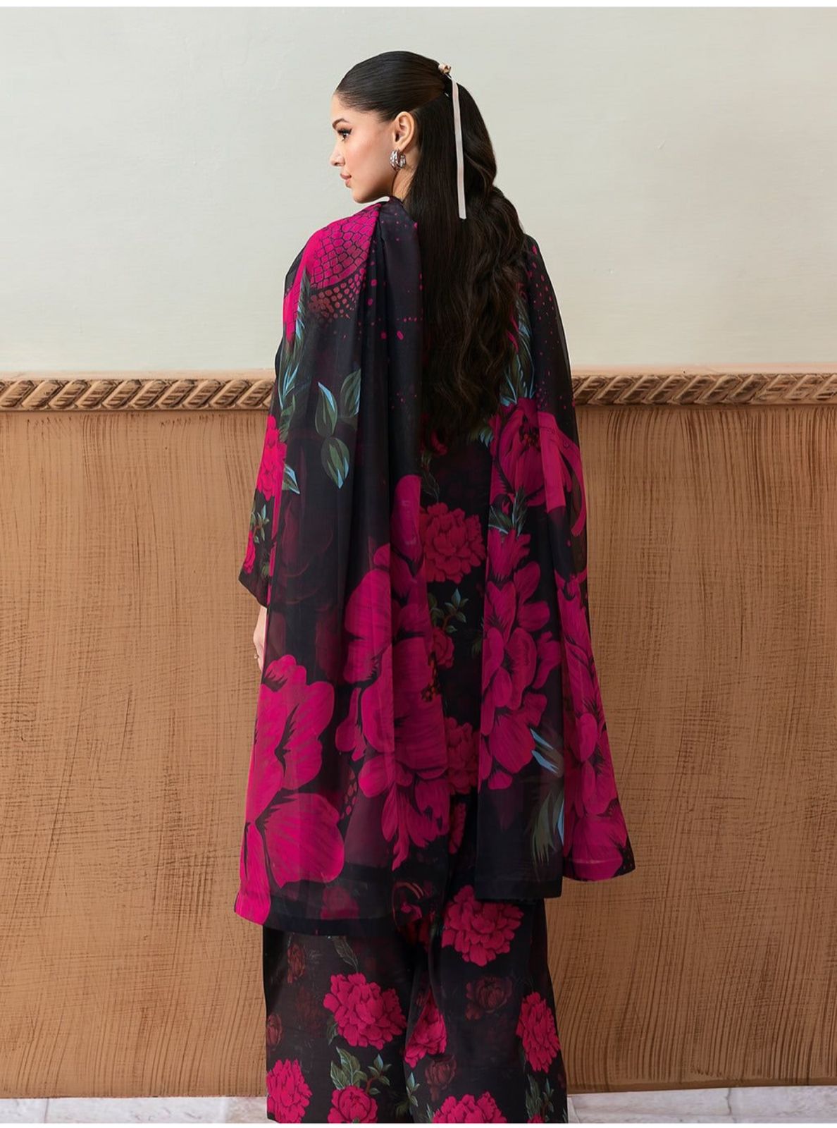 LULUSAR Silk 3PC Digital Printed ,SK-3081