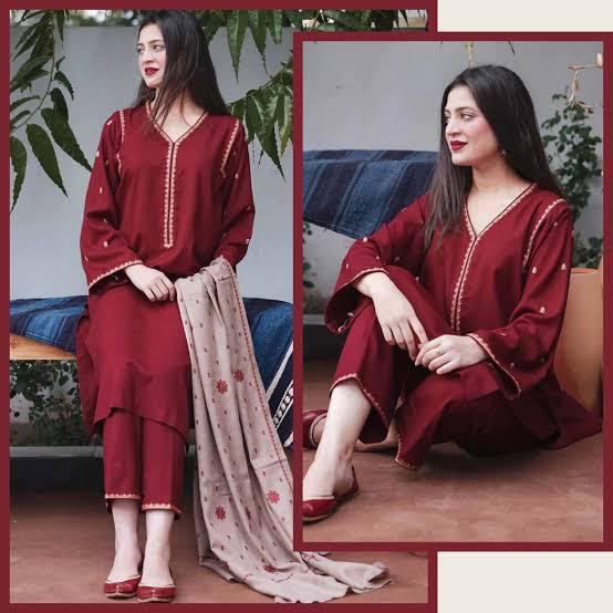 Aisling-3PC DHANAK – Elegant Embroidered Suit – 6017
