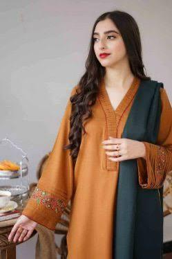 Aisling-3PC DHANAK – Elegant Embroidered Suit – 6018