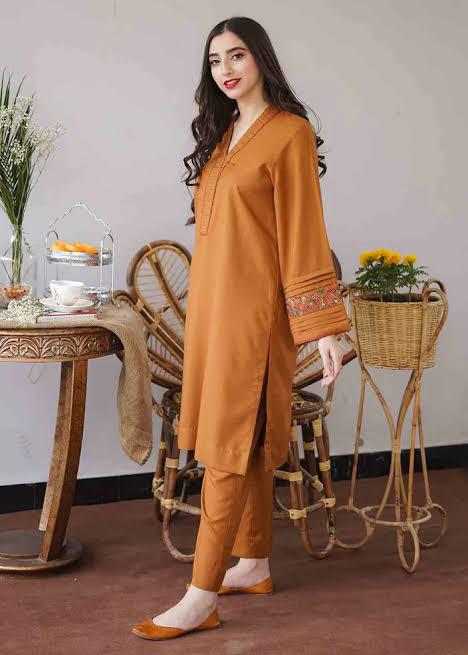 Aisling-3PC DHANAK – Elegant Embroidered Suit – 6018