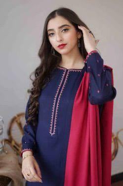 Aisling-3PC DHANAK – Elegant Embroidered Suit – 6019