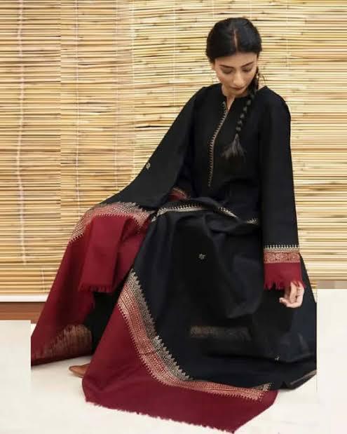 DYOT-3PC DHANAK – Elegant Embroidered Suit – 6008