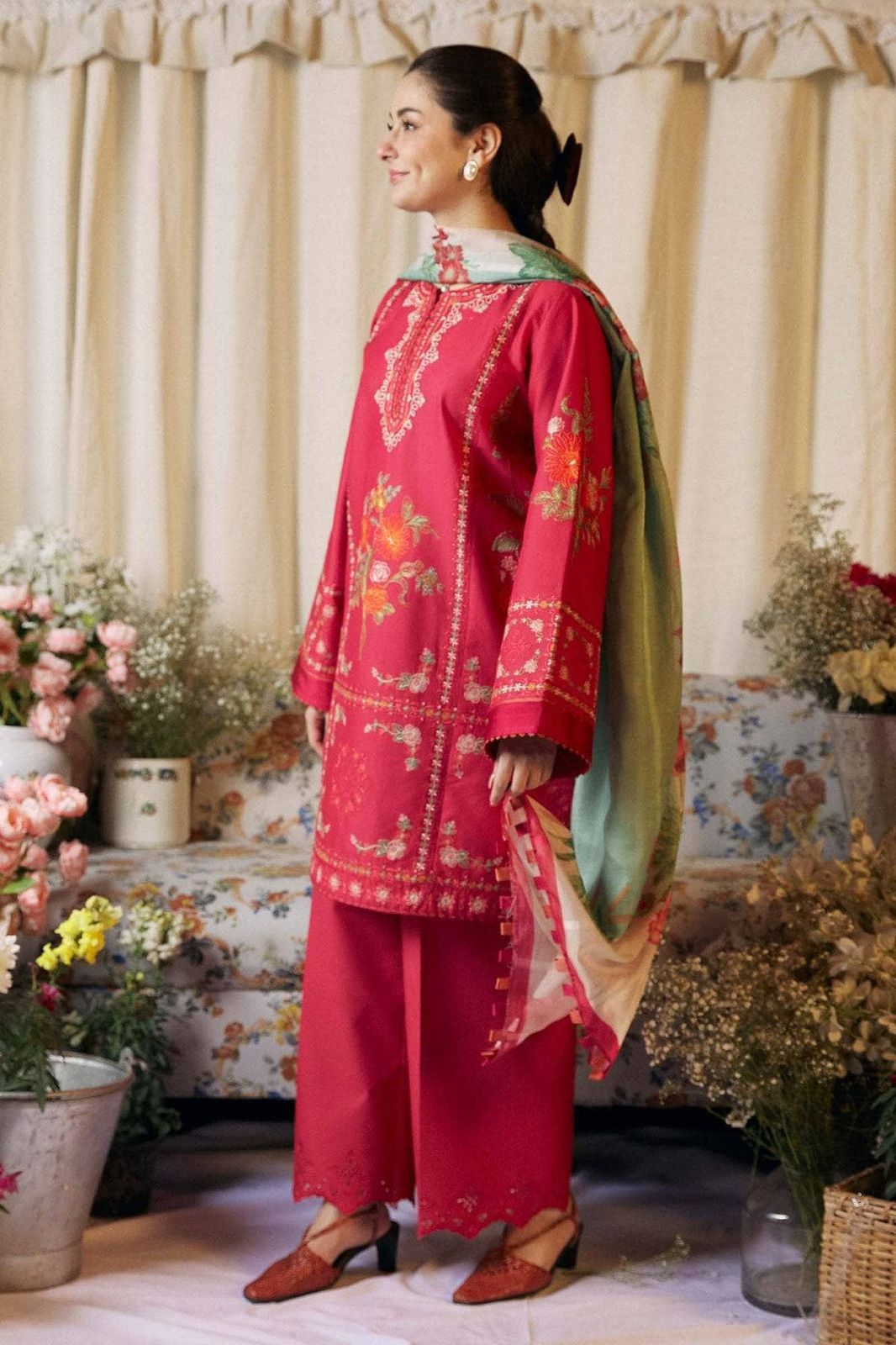 Aisling-3PC DHANAK – Elegant Embroidered Suit – 6029
