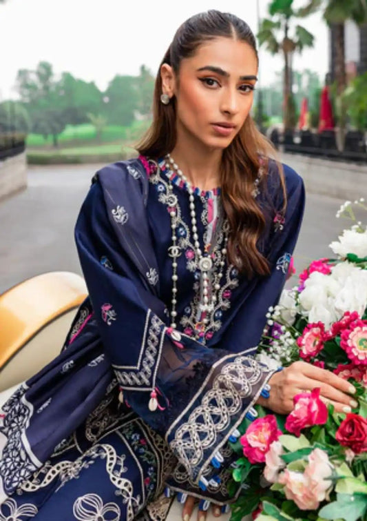 Aisling-3PC DHANAK – Elegant Embroidered Suit – 6025