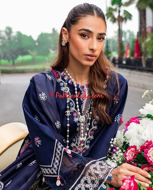 Aisling-3PC DHANAK – Elegant Embroidered Suit – 6025
