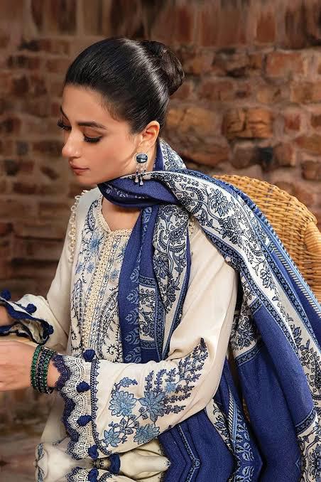 Aisling-3PC DHANAK – Elegant Embroidered Suit – 6023