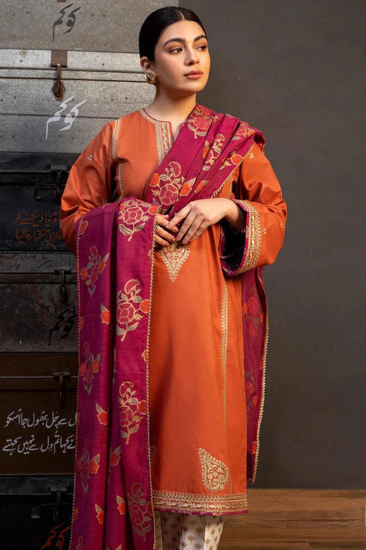 Aisling-3PC DHANAK – Elegant Embroidered Suit – 6022