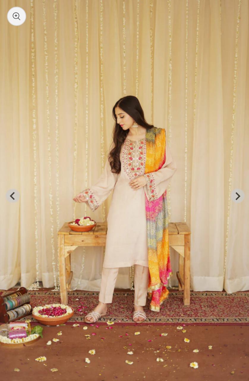 Aisling-3PC DHANAK – Elegant Embroidered Suit – 6031