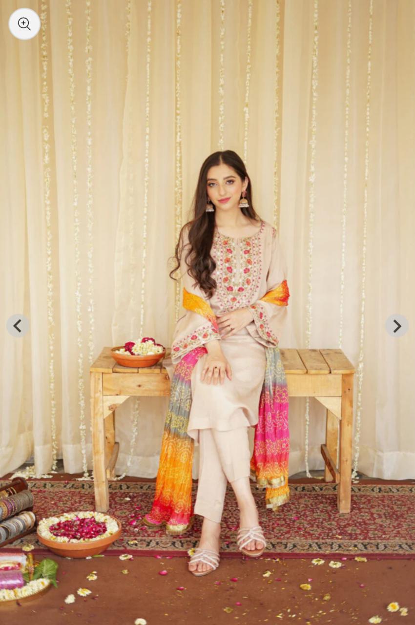 Aisling-3PC DHANAK – Elegant Embroidered Suit – 6031