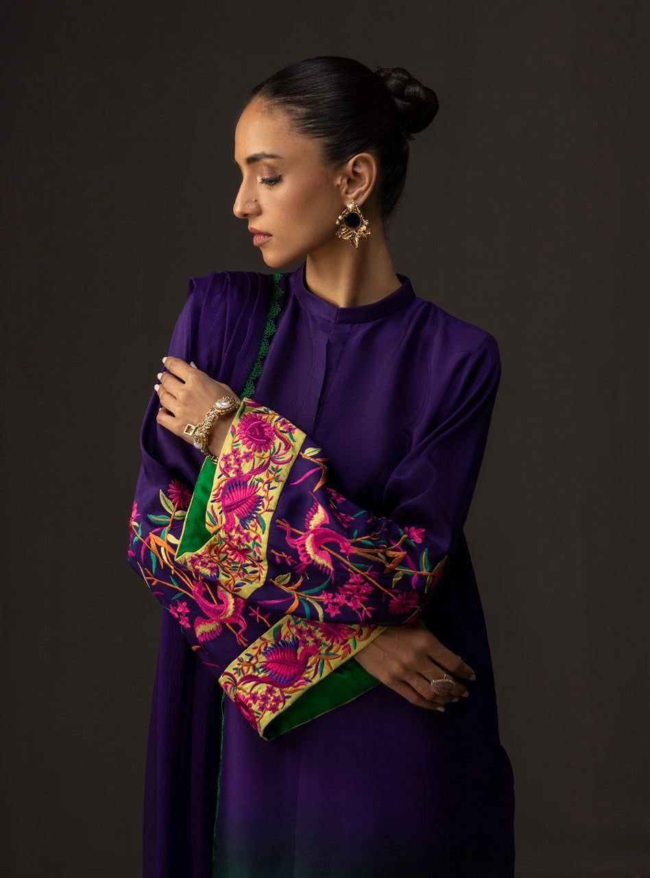 LULUSAR Silk 3PC Digital Printed ,SK-3106