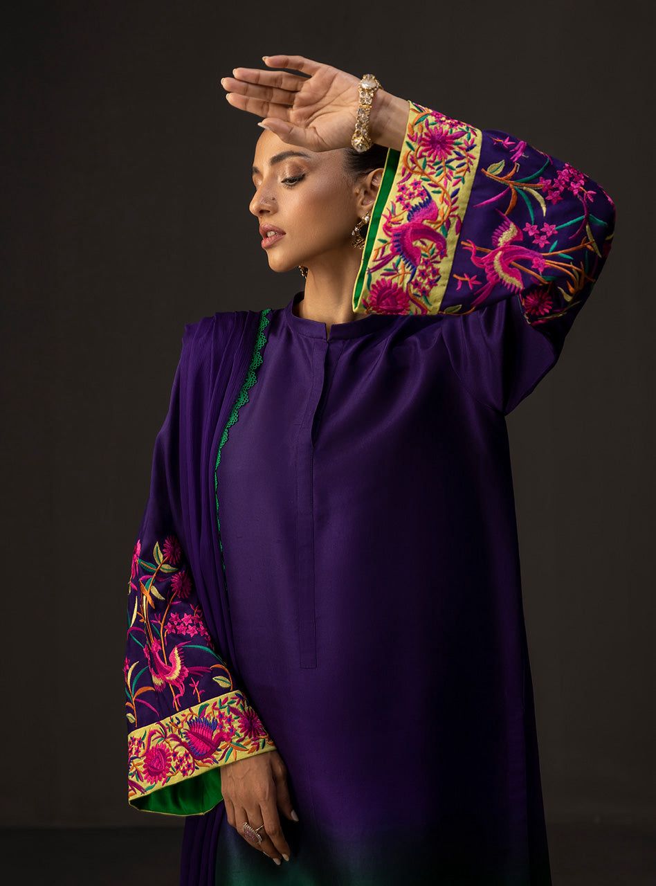 LULUSAR Silk 3PC Digital Printed ,SK-3106