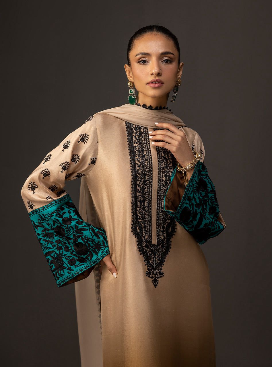 LULUSAR Silk 3PC Digital Printed ,SK-3103