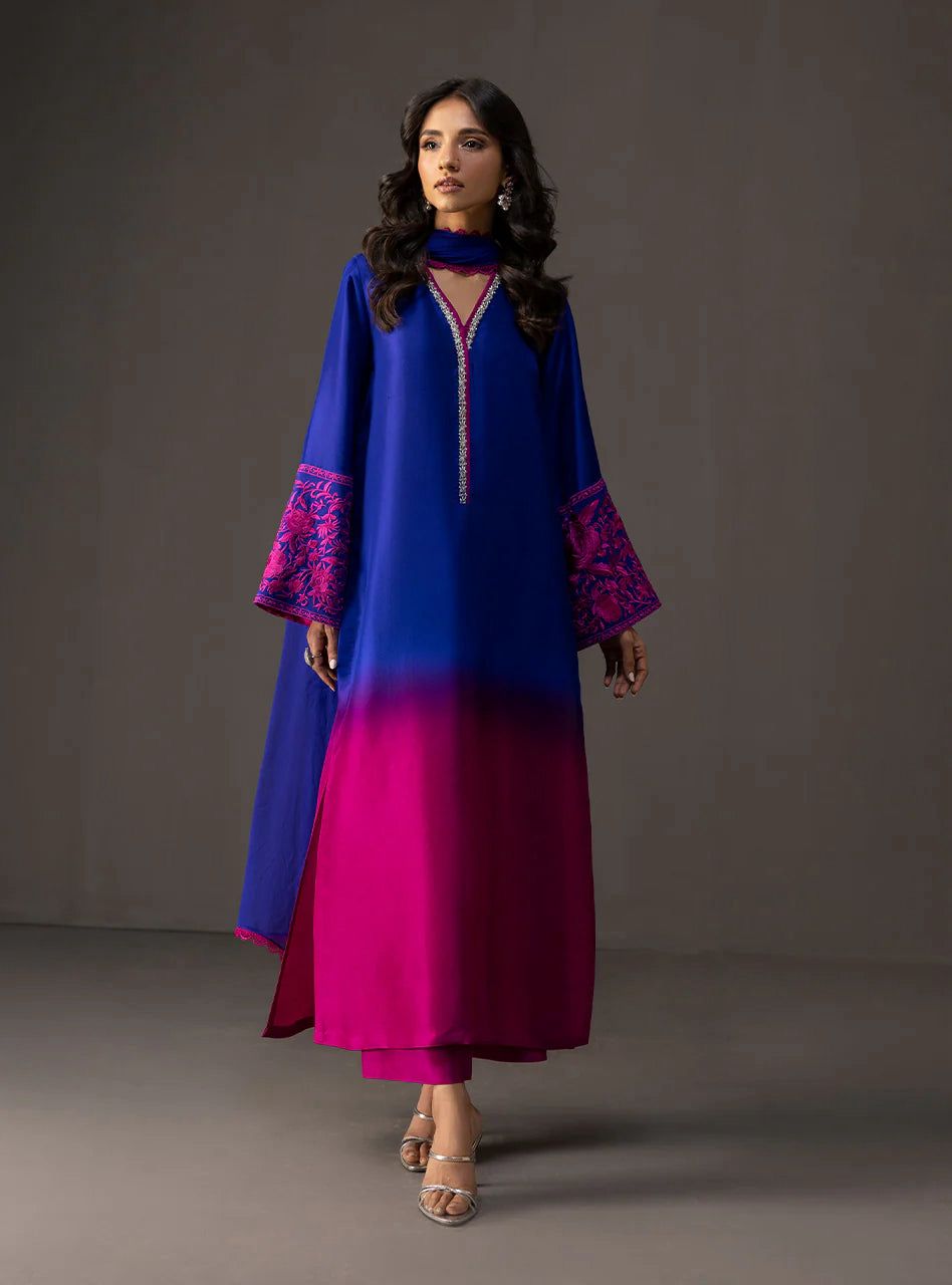 LULUSAR Silk 3PC Digital Printed ,SK-3102