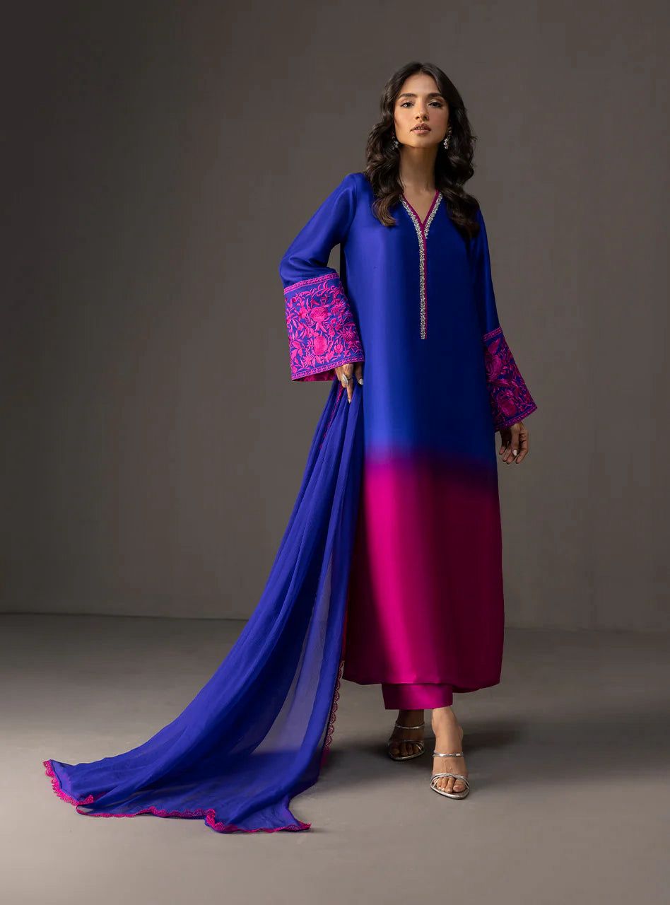 LULUSAR Silk 3PC Digital Printed ,SK-3102