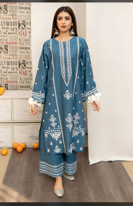 Zara Shahjahan – Embroidered Lawn 3PC – Summer Collection 2025