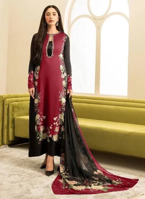 LULUSAR Silk 3PC Digital Printed ,SK-3042
