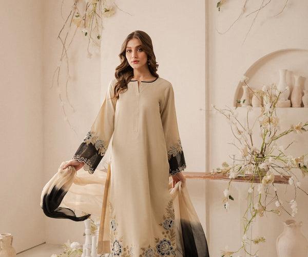 Zara Shahjahan – Embroidered Lawn 3PC – Summer Collection 2025 DW 450