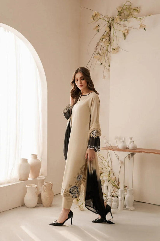 Zara Shahjahan – Embroidered Lawn 3PC – Summer Collection 2025 DW 450