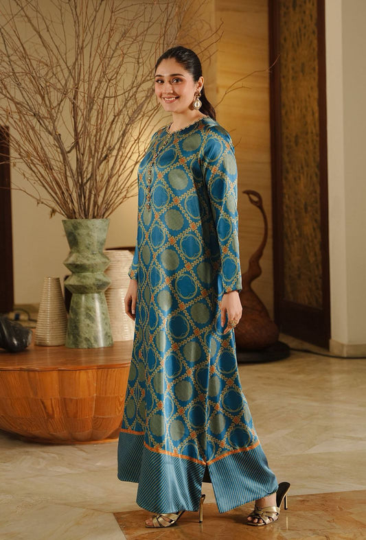 LULUSAR Silk 3PC Digital Printed ,SK-3045