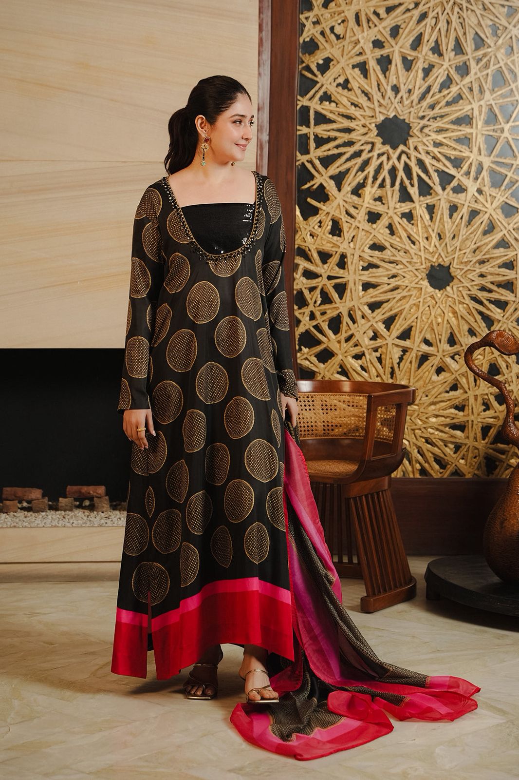 LULUSAR Silk 3PC Digital Printed ,SK-4016