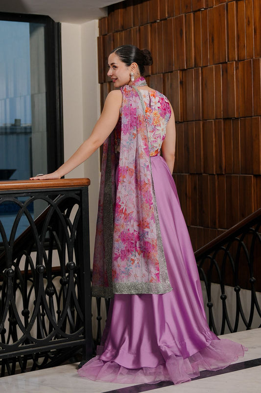 LULUSAR Silk 3PC Digital Printed ,SK-4015
