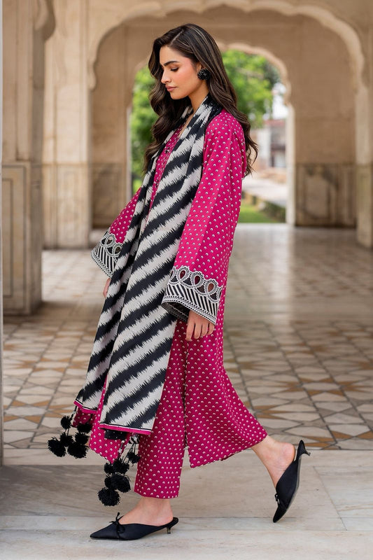 LULUSAR Silk 3PC Digital Printed ,SK-4013