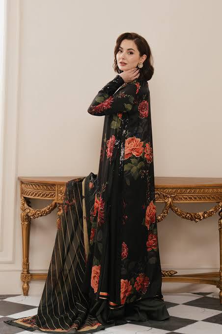 LULUSAR Silk 3PC Digital Printed ,SK-4011