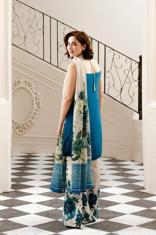 LULUSAR Silk 3PC Digital Printed ,SK-4004