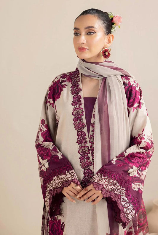 SAPPHIRE -3PC KARANDI Bana Dori Printed Shirt With Printed Duppta -SAF 5013