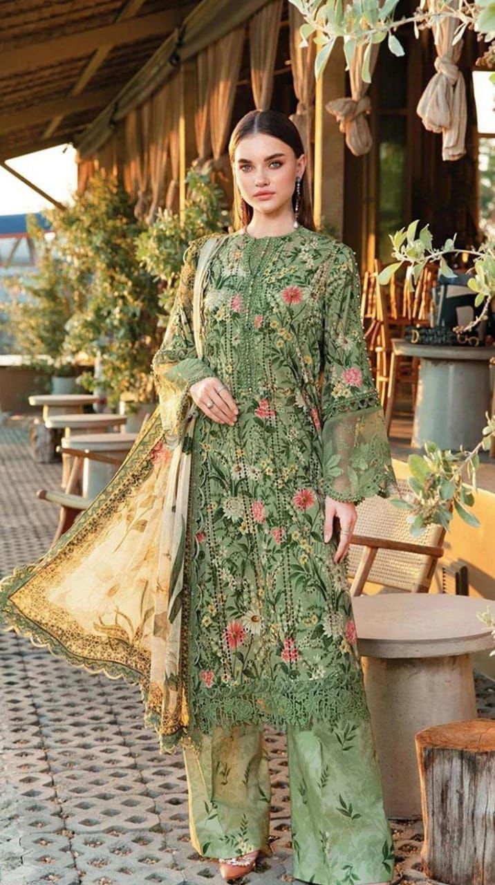 SAPPHIRE -3PC KARANDI Bana Dori Printed Shirt With Printed Duppta -SAF 5007