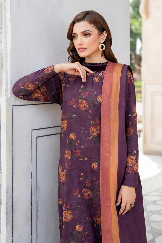 SAPPHIRE -3PC KARANDI Bana Dori Printed Shirt With Printed Duppta -SAF 5031