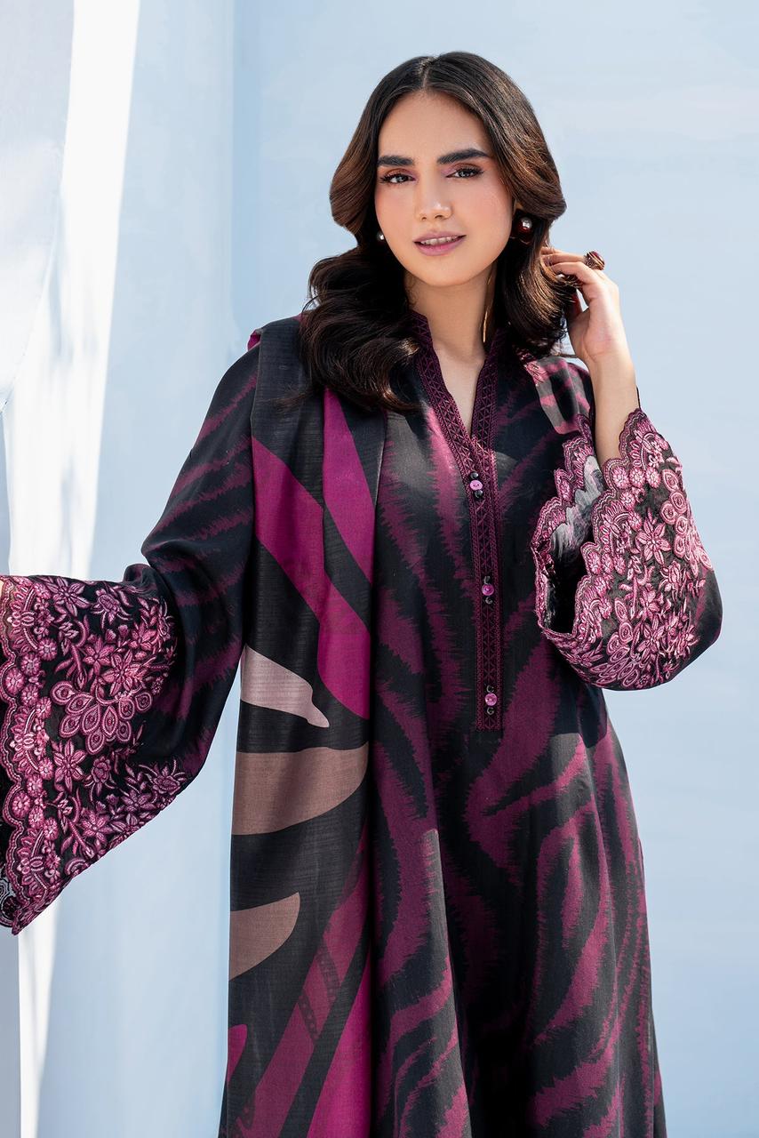 SAPPHIRE -3PC KARANDI Bana Dori Printed Shirt With Printed Duppta -SAF 5015p