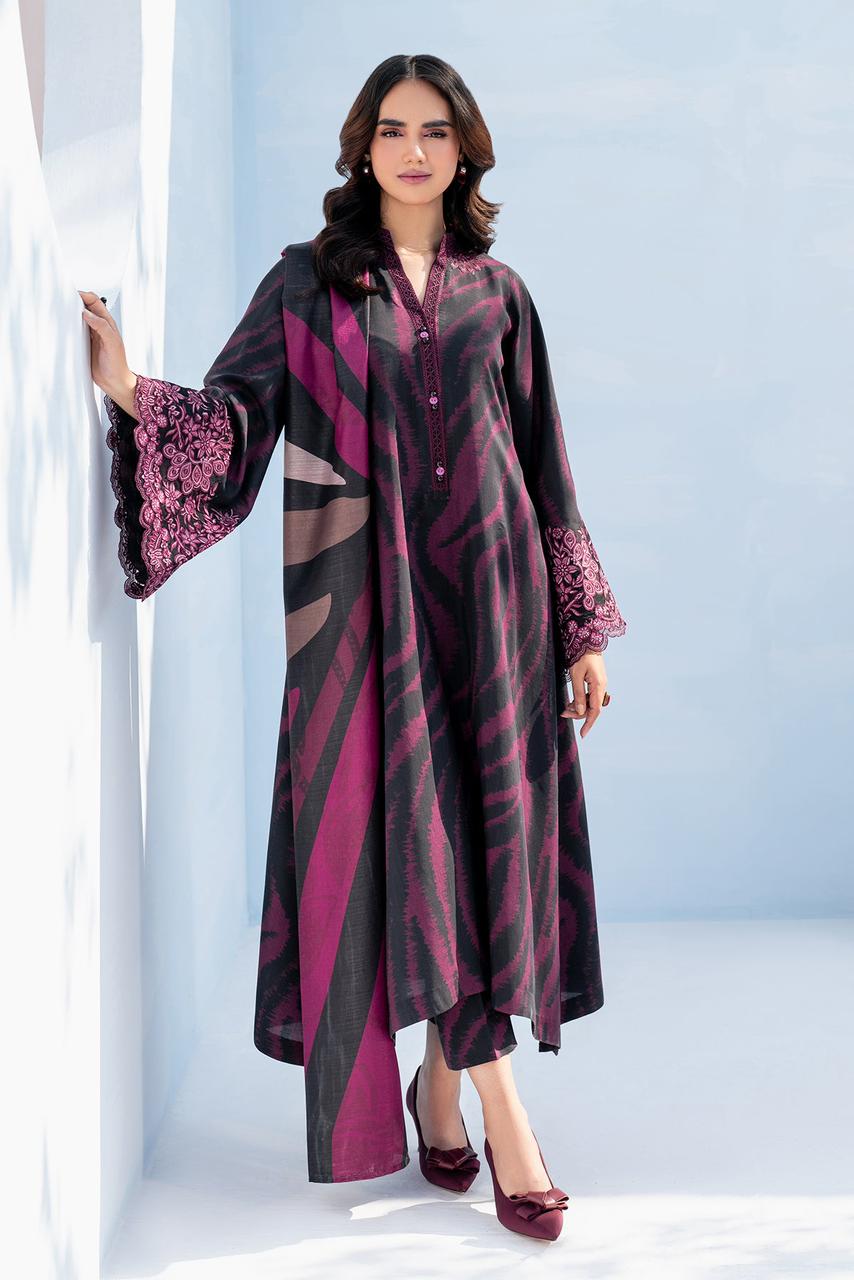 SAPPHIRE -3PC KARANDI Bana Dori Printed Shirt With Printed Duppta -SAF 5015p