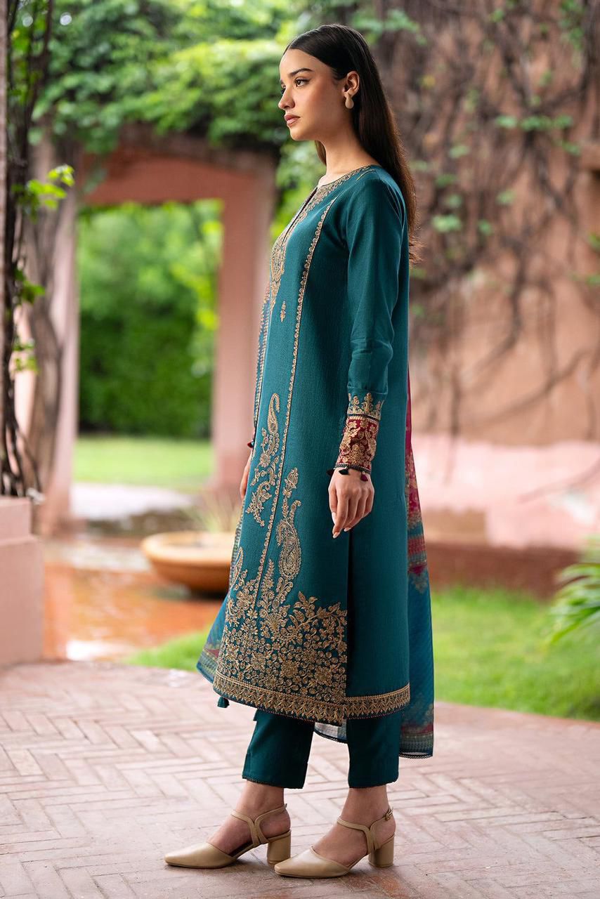 Zara Shahjahan – Embroidered Lawn 3PC – Summer Collection 2025 DW 467