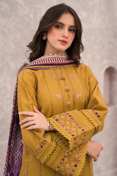 Zara Shahjahan – Embroidered Lawn 3PC – Summer Collection 2025 DW 766
