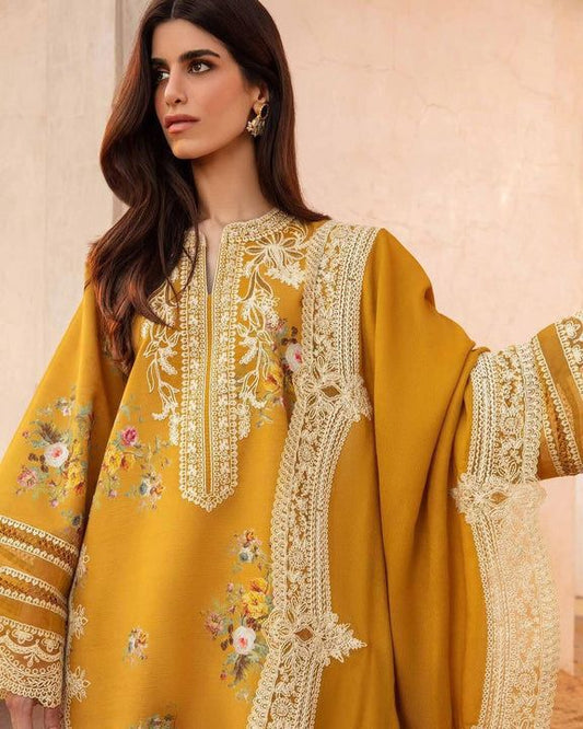ASIM JOFA  D#109 – 3PC Luxury Lawn with  Dupatta –DS#231