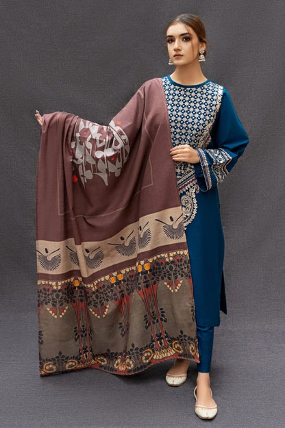 Urge D #55-01 – Luxury Lawn 3PC – Digital Printed Swiss Lawn Dupatta