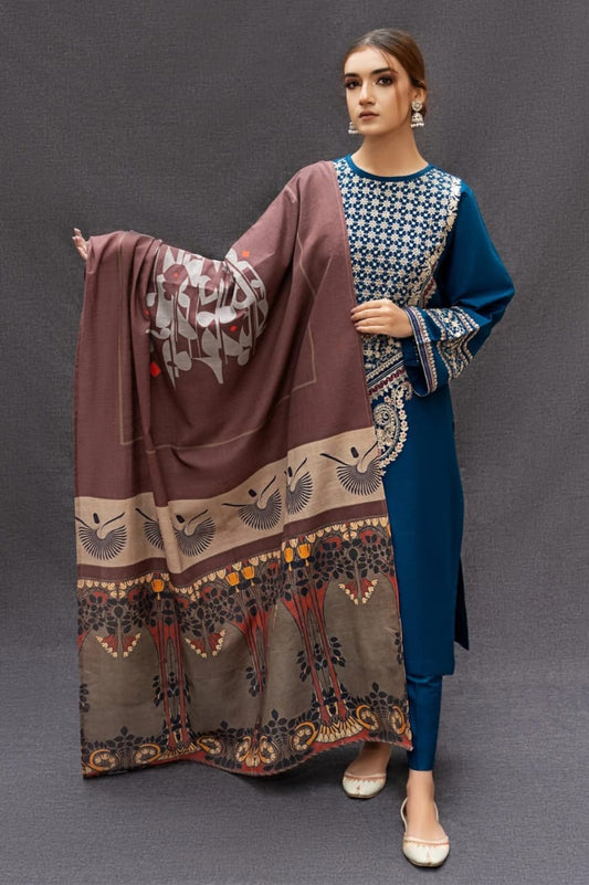 Urge D #55-01 – Luxury Lawn 3PC – Digital Printed Swiss Lawn Dupatta