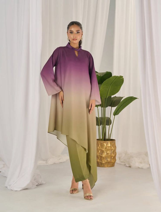 LULUSAR Silk 2PC Digital Printed ,SK-3106