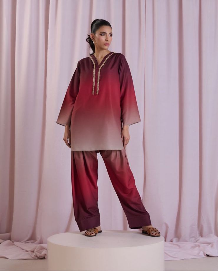 LULUSAR Silk 2PC Digital Printed ,SK-3106