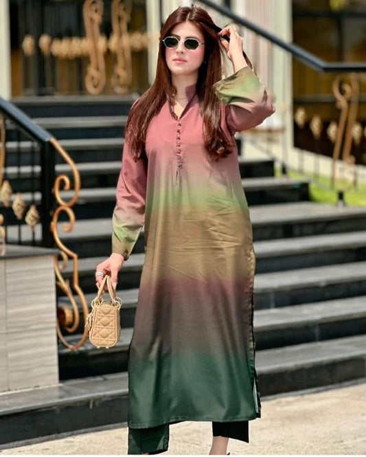 LULUSAR Silk 2PC Digital Printed ,SK-3106