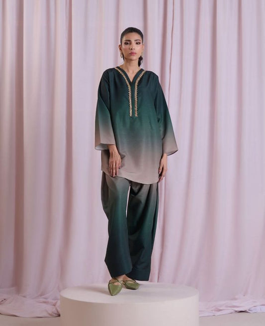 LULUSAR Silk 2PC Digital Printed ,SK-3106